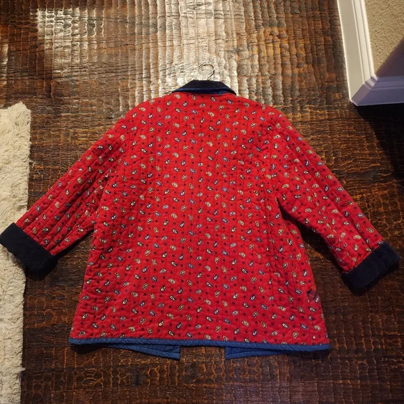 Vintage Quilted Cotton Coat EUC - Picture 5 of 5